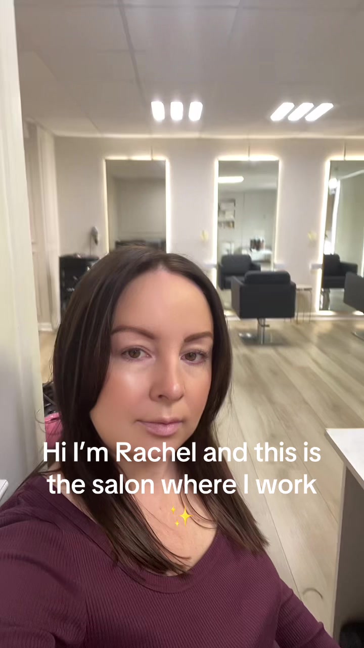 @rachelpelosihair Thought I’d show myself and where I work  #hairdressers #hairs…