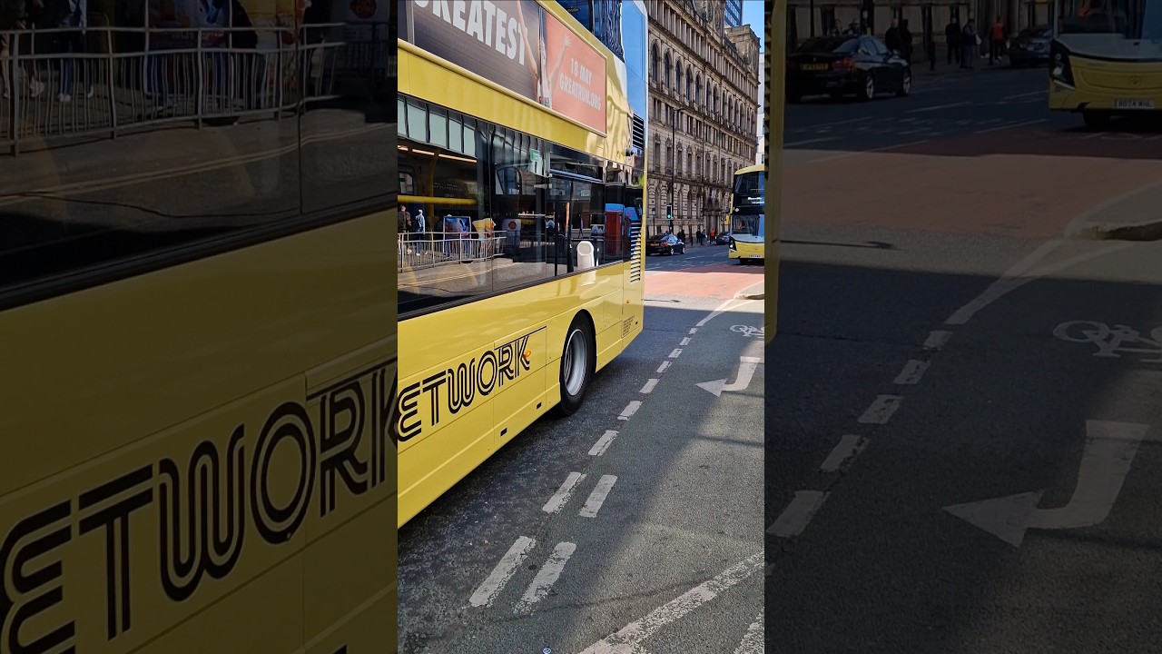 Two Bee Network Buses Manchester England UK 2025 #beenetwork